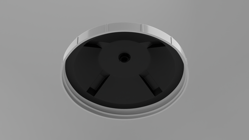 Covr Smart Lid - Bottom screw mount view